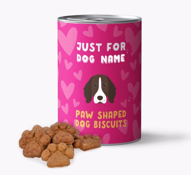 Personalised 'Just For...' Baked Dog Biscuits